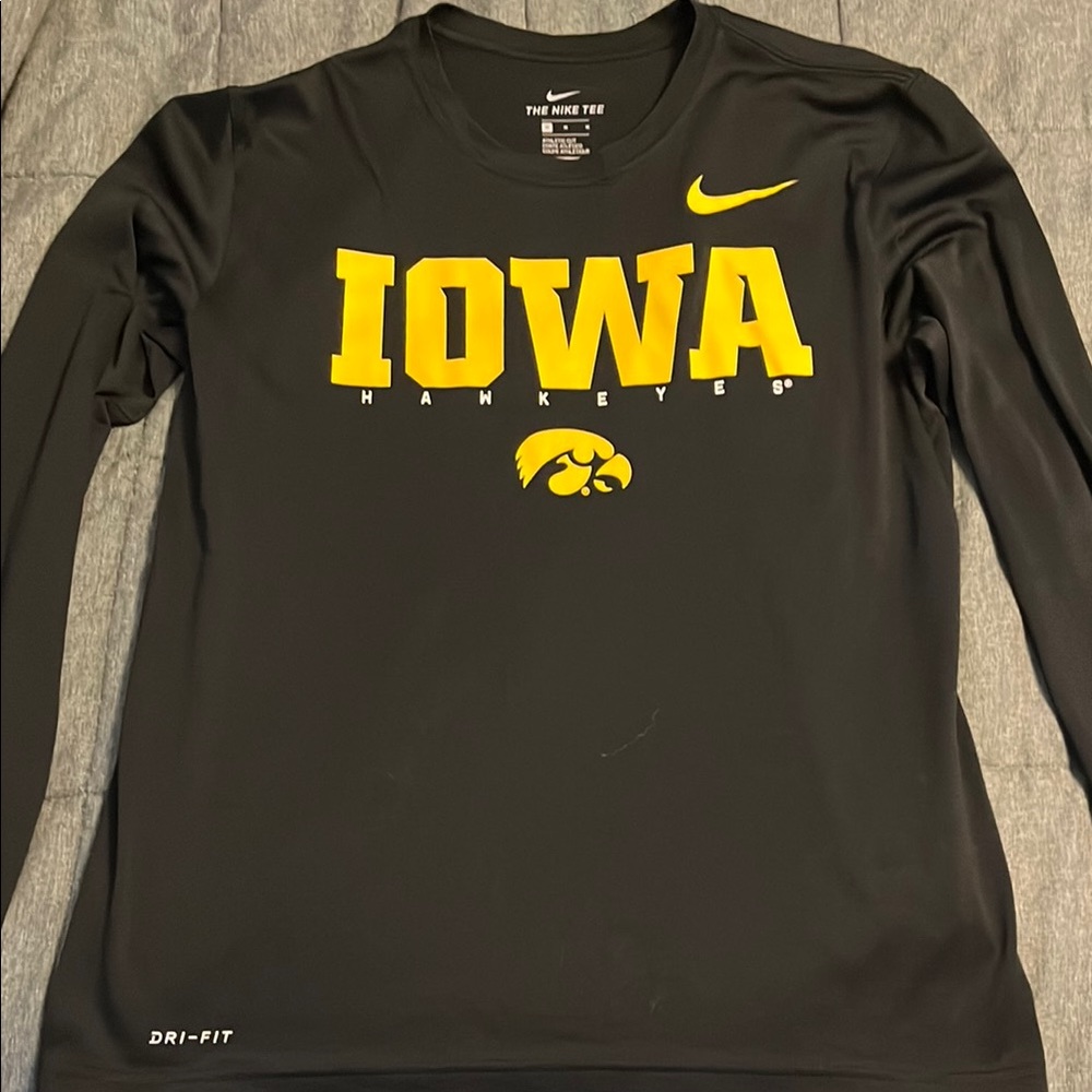 Nike Iowa Hawkeyes Black Long Sleeve Shirt